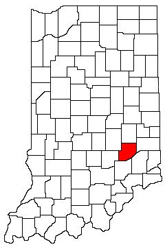 Decatur County Indiana Location Map