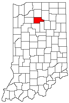 Fulton County Indiana Location Map