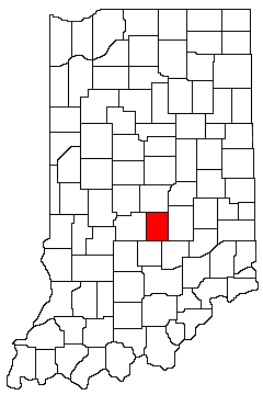 Johnson County Indiana Location Map