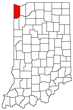 Lake County Indiana Location Map