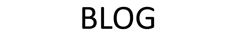 white rectangle with the word Blog written on it in black