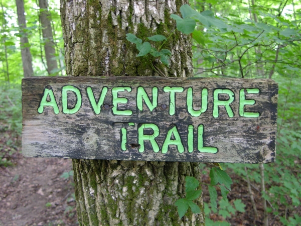 Adventure Trail Sign