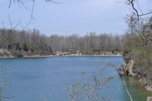 Former Quarry, now filled with water, at France Cass County Park