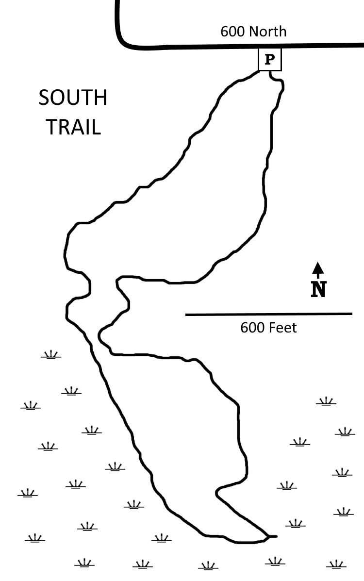 Portland Arch South Trail map